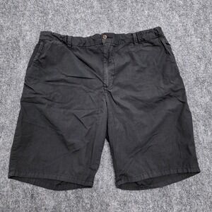 RVCA All-Time Shorts Mens 36 Black Elastic Waist Cotton Hybrid Chino Walk Casual